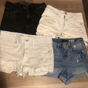 Bundle of denim shorts
